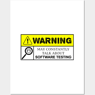 software tester Posters and Art